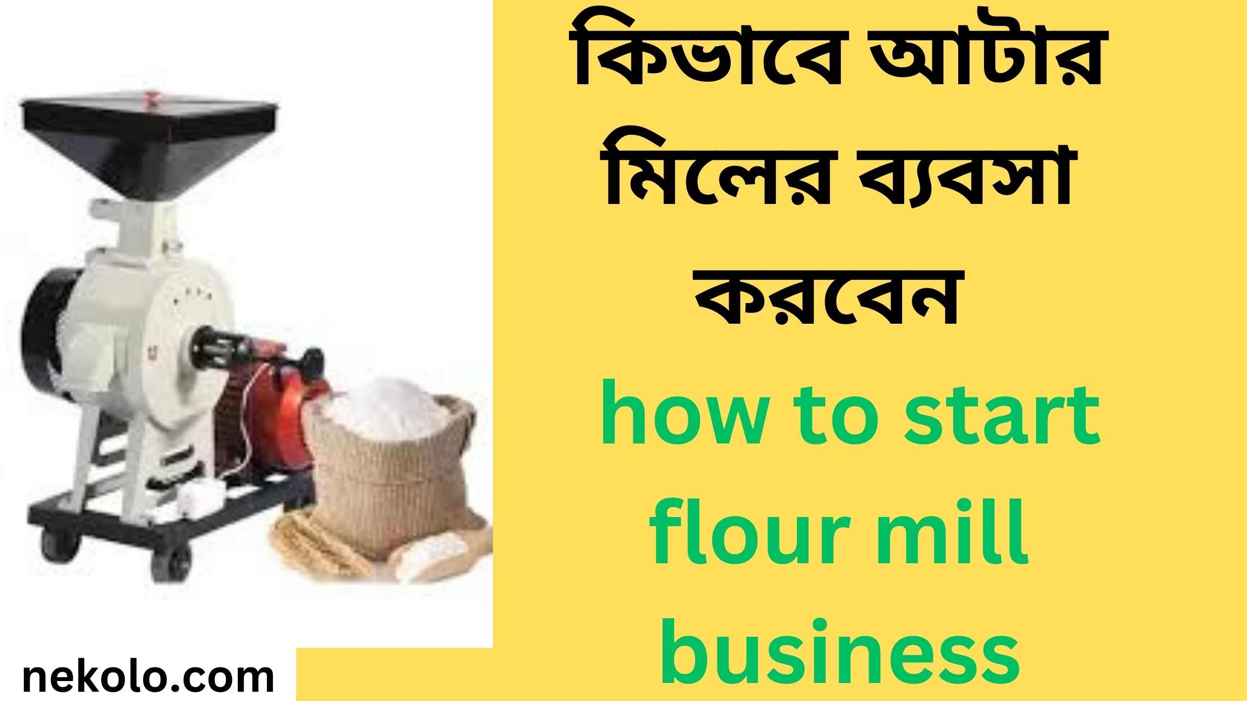 কিভাবে আটার মিলের ব্যবসা করবেন how to start flour mill business